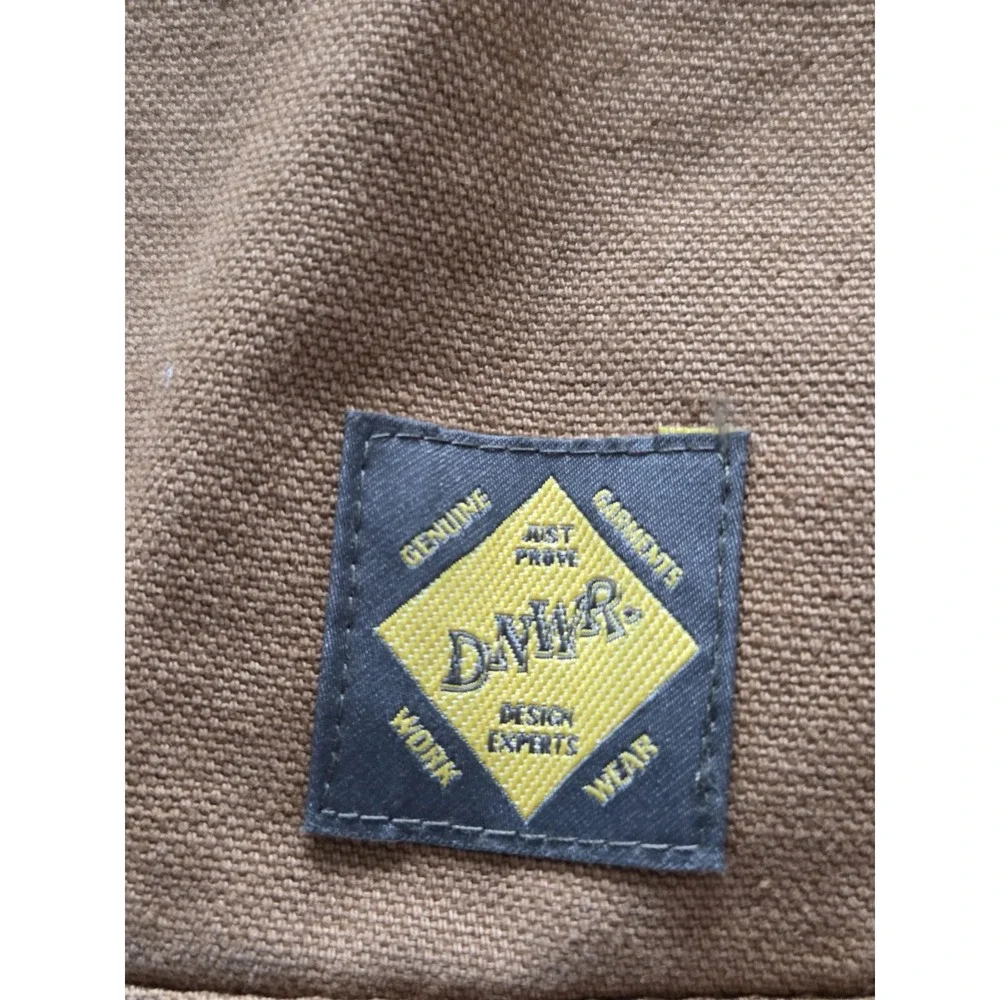 Zara Brown Denim Canvas Bib Overalls Carpenter Workwear Utility Mens XL Gorpcore